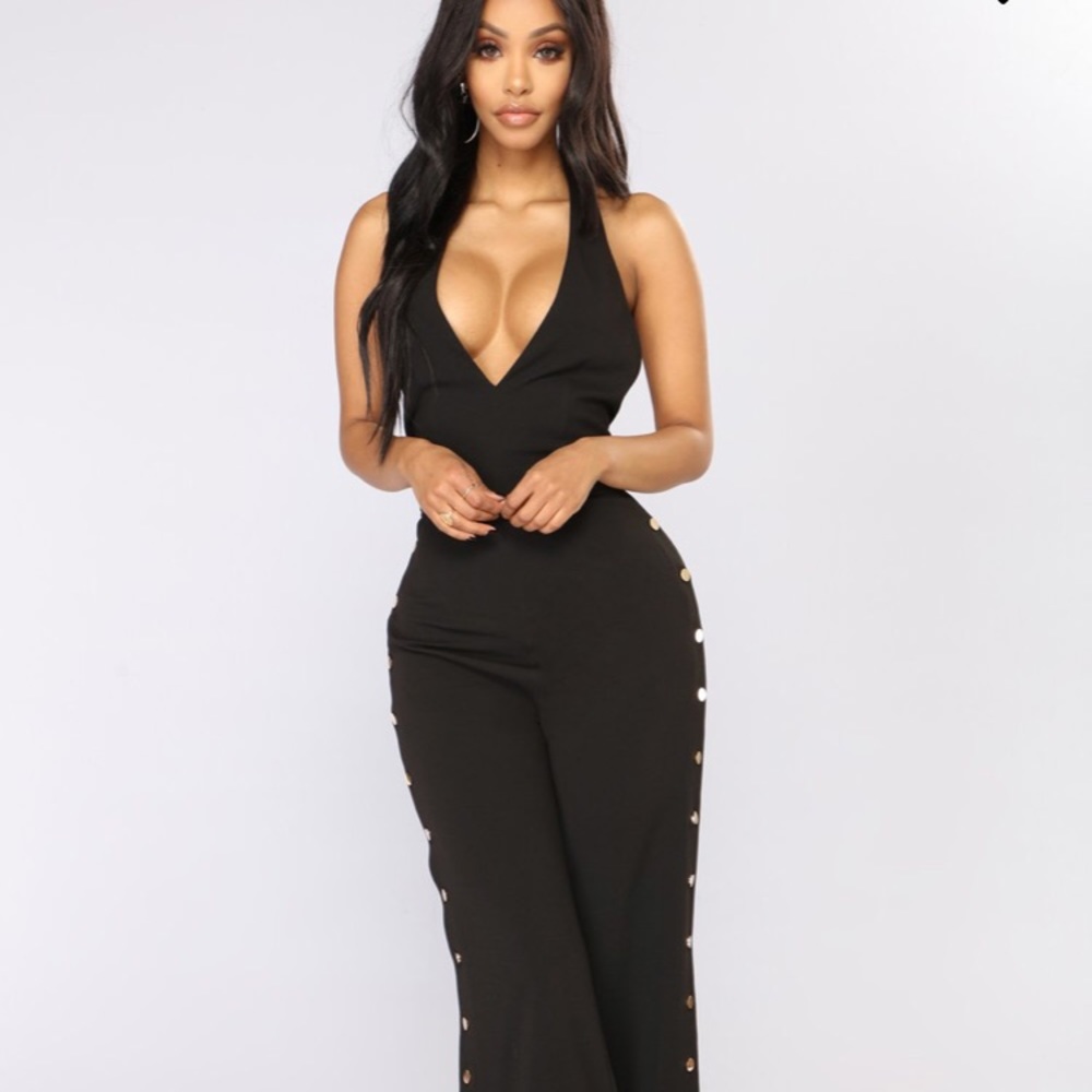 ‘Nick of Time’ Snap Jumpsuit